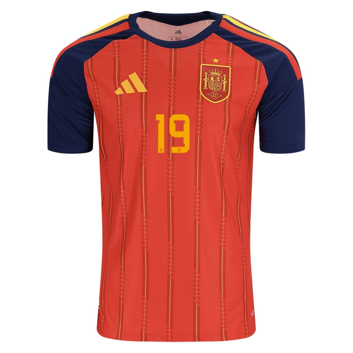 LAMINE YAMAL #19 Spain Home Match Jersey Player Version World Cup 2026 Back