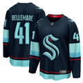 Men's Seattle Kraken Pierre-Edouard Bellemare #41 Deep Sea Blue Home Breakaway Player Jerseys