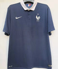 2014 France Home Retro Soccer Jersey Front