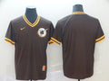 Men's San Diego Padres Brown Cooperstown Collection Blank Jerseys