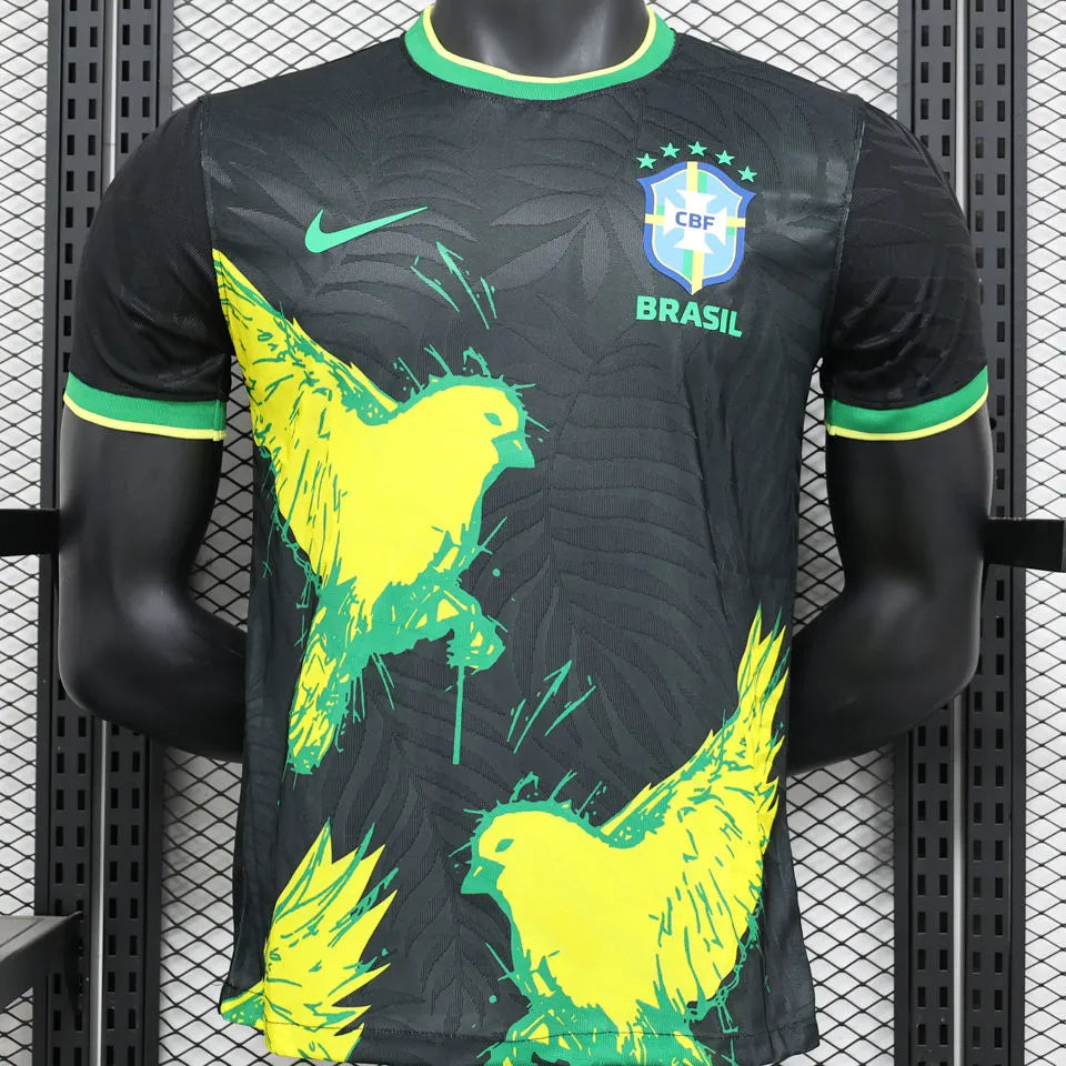 2022/23 Brazil Special Edition Black Player Version Jersey Front
