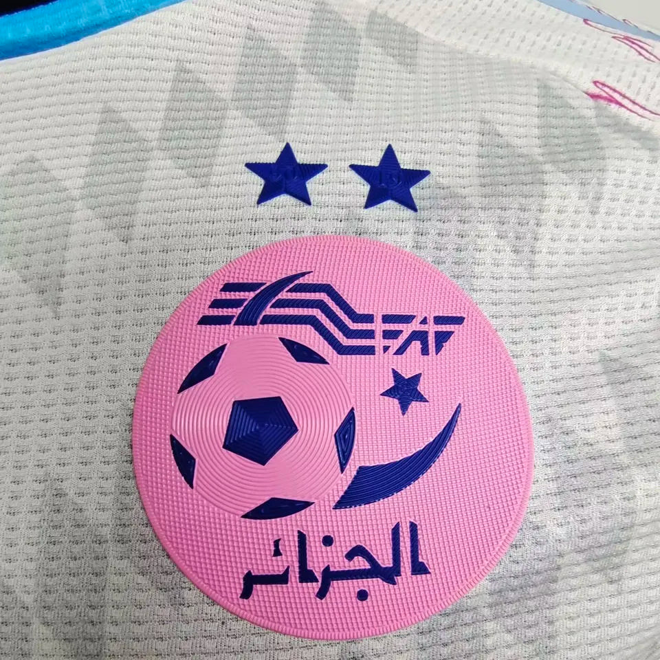 2025 Algeria Special Edition Player Version Jersey A31 Detail 1
