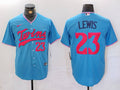 Men's Minnesota Twins Royce Lewis #23 Blue Replica Player Jerseys