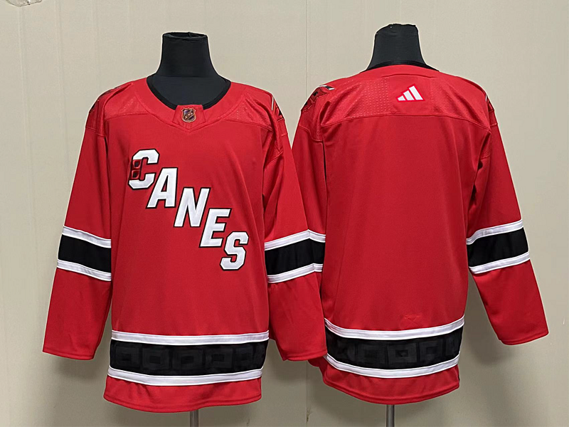 Men's Carolina Hurricanes Red Blank Player Jerseys