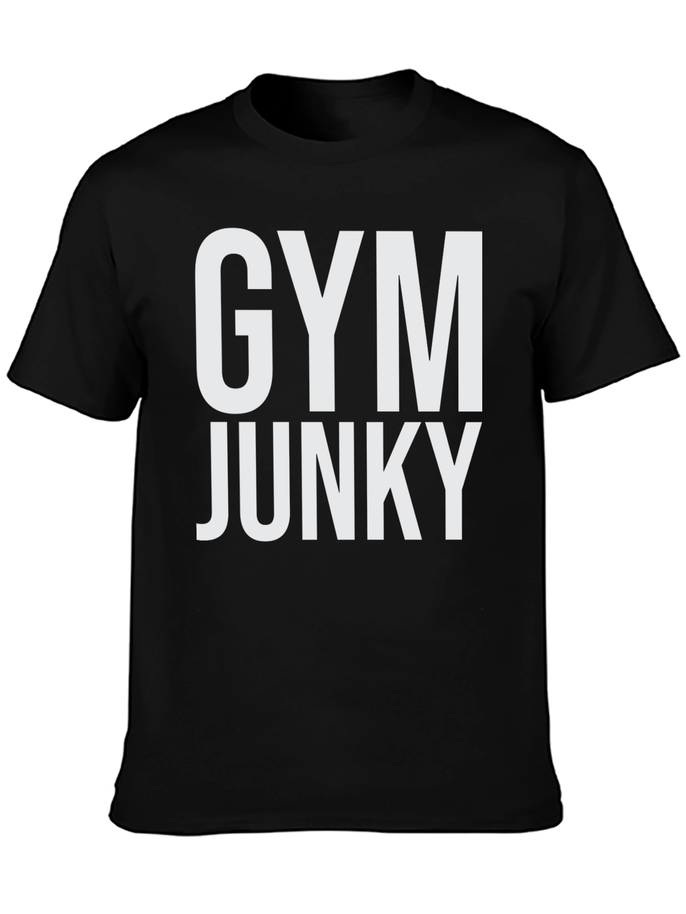 Gym Junky Graphic Tee - Black