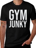 Gym Junky Graphic Tee - Black