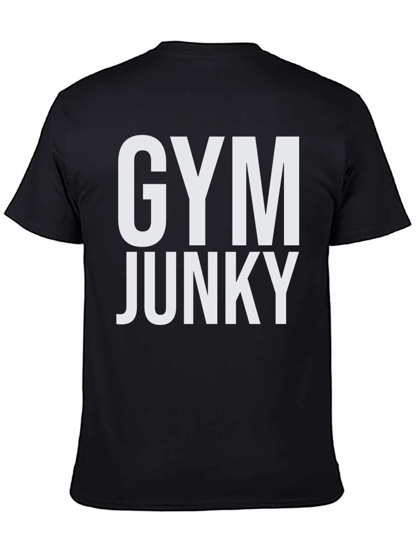 Gym Junky Graphic Tee - Black