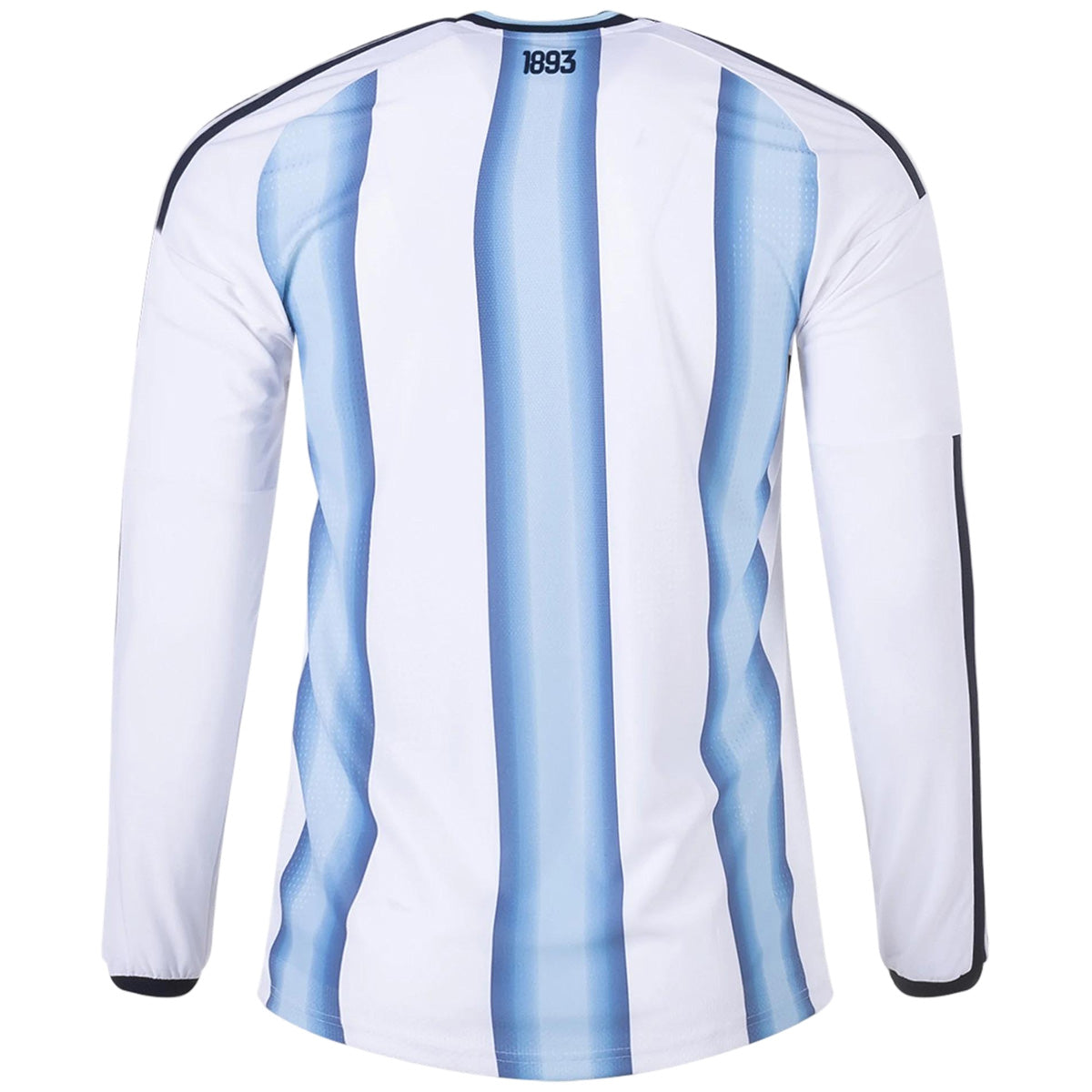 Argentina Home Match Long Sleeve Jersey Player Version World Cup 2026 Back