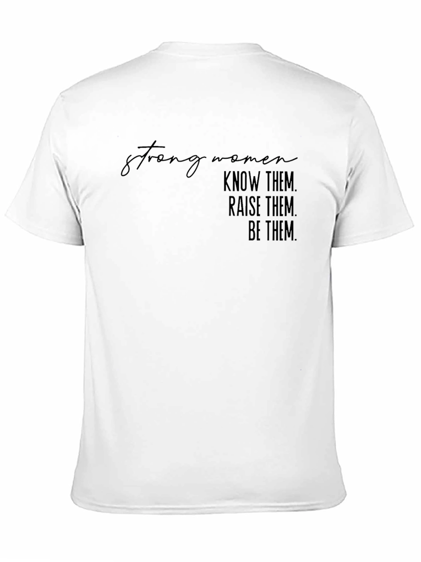 Strong Women Graphic Tee - Black
