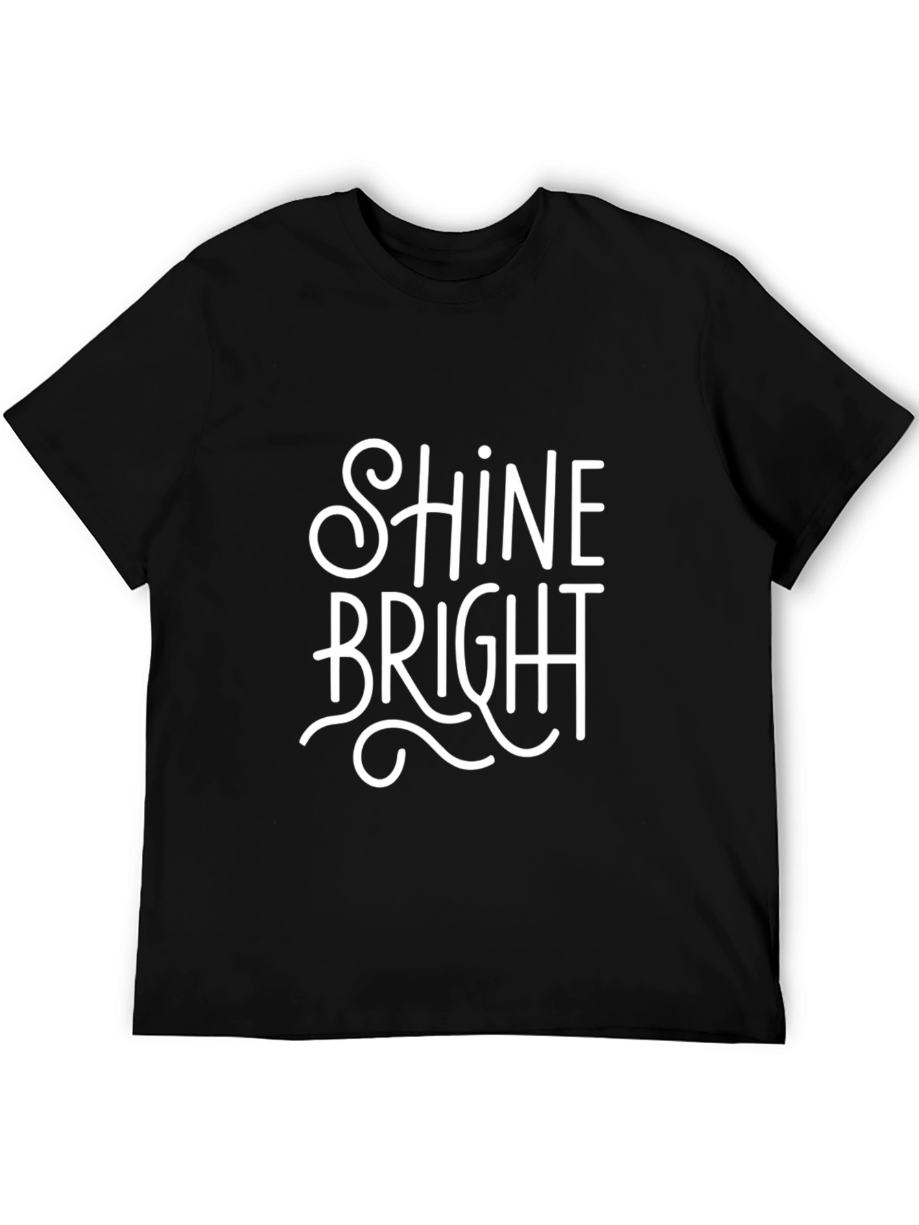 Shine Bright Graphic T-Shirt - Black