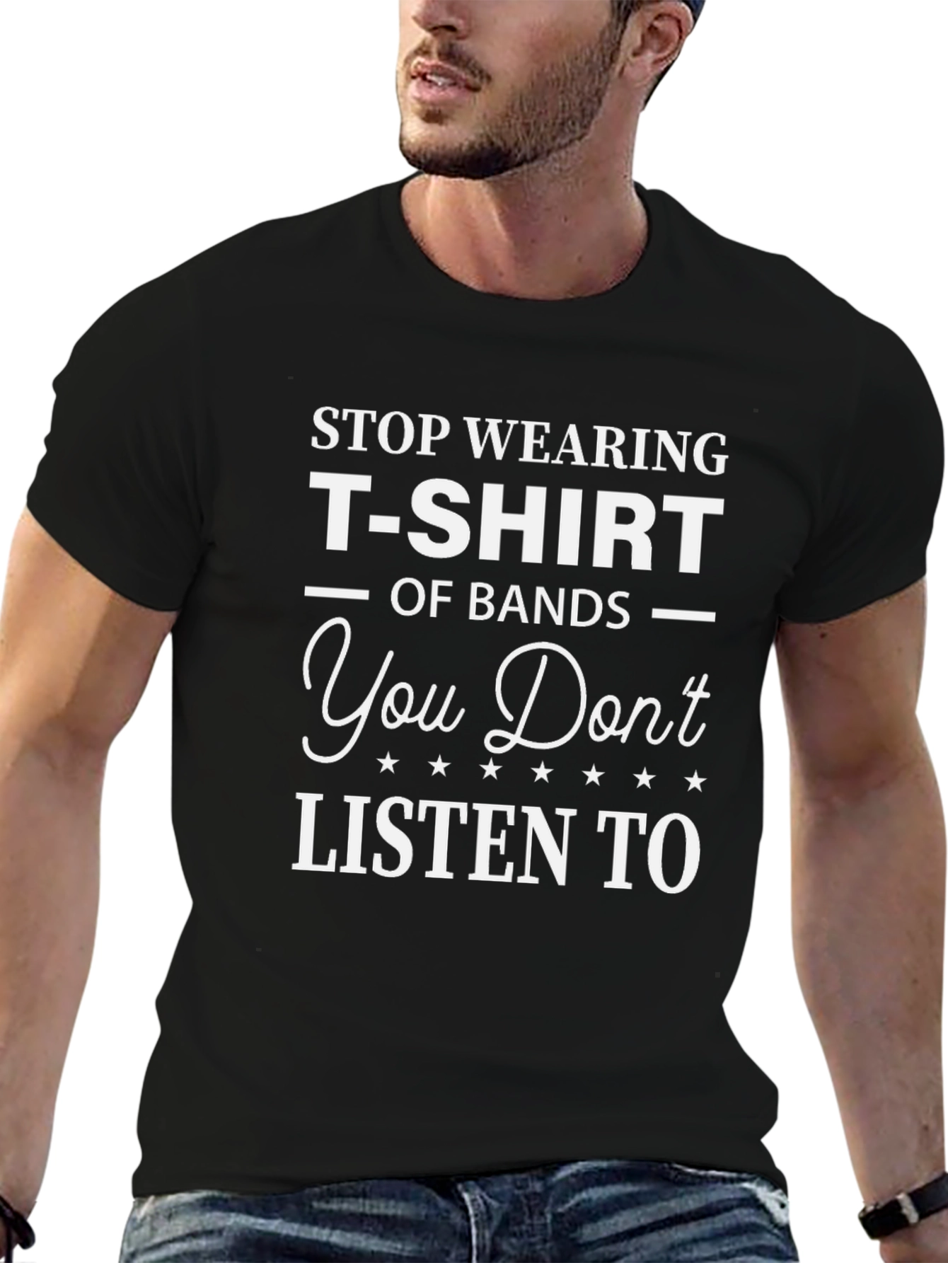 Funny Band T-Shirt - Stop Wearing