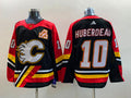 Men's Calgary Flames Jonathan Huberdeau #10 Black Breakaway Player Jerseys