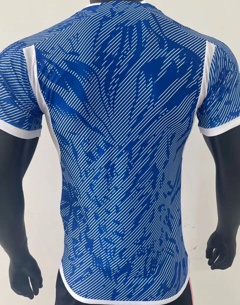 2024 Japan Special Edition Blue Player Version Jersey Back