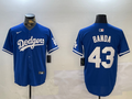 Men's Los Angeles Dodgers Anthony Banda #43 Royal Replica Player Jerseys