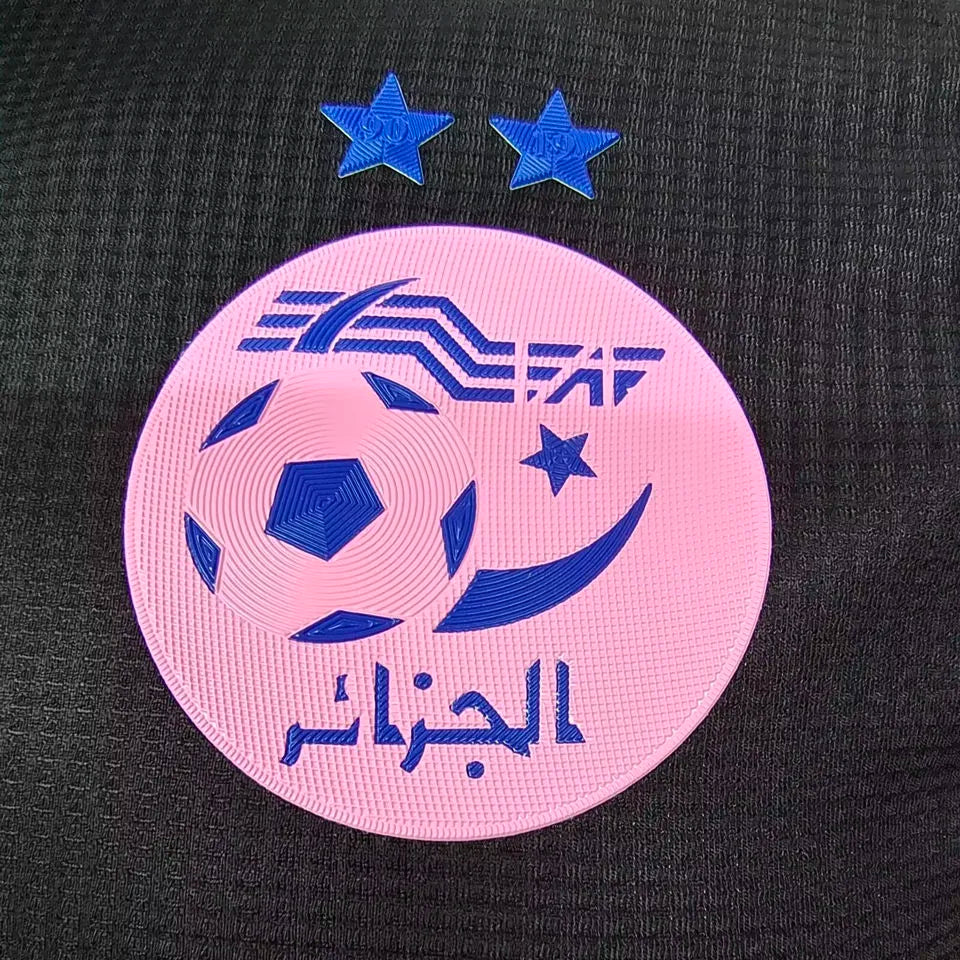 2025 Algeria Special Edition Pink Player Version Jersey A30 Detail 1