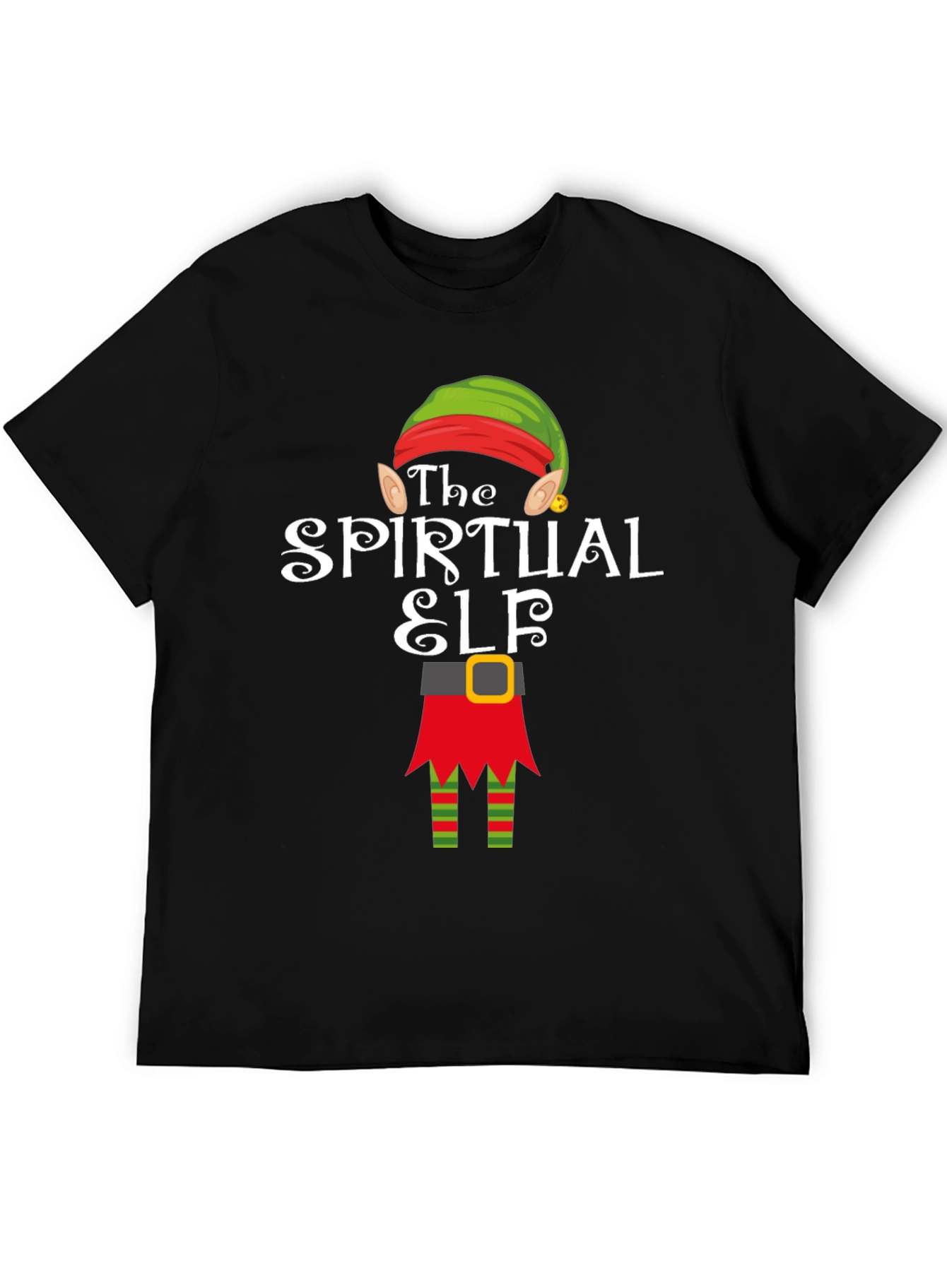 Spiritual Elf Graphic Tee - Christmas Holiday Shirt