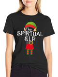 Spiritual Elf Graphic Tee - Christmas Holiday Shirt