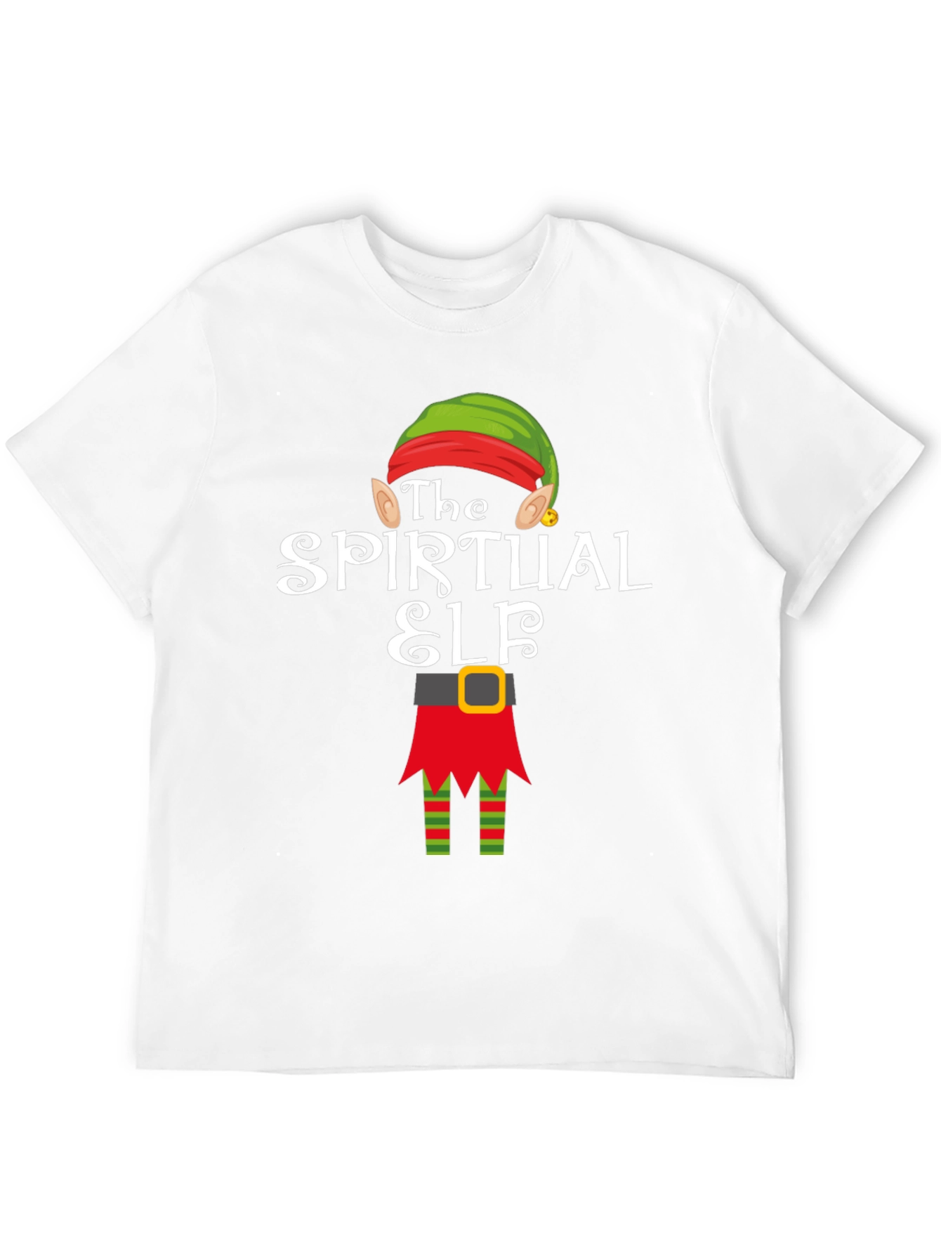 Spiritual Elf Graphic Tee - Christmas Holiday Shirt