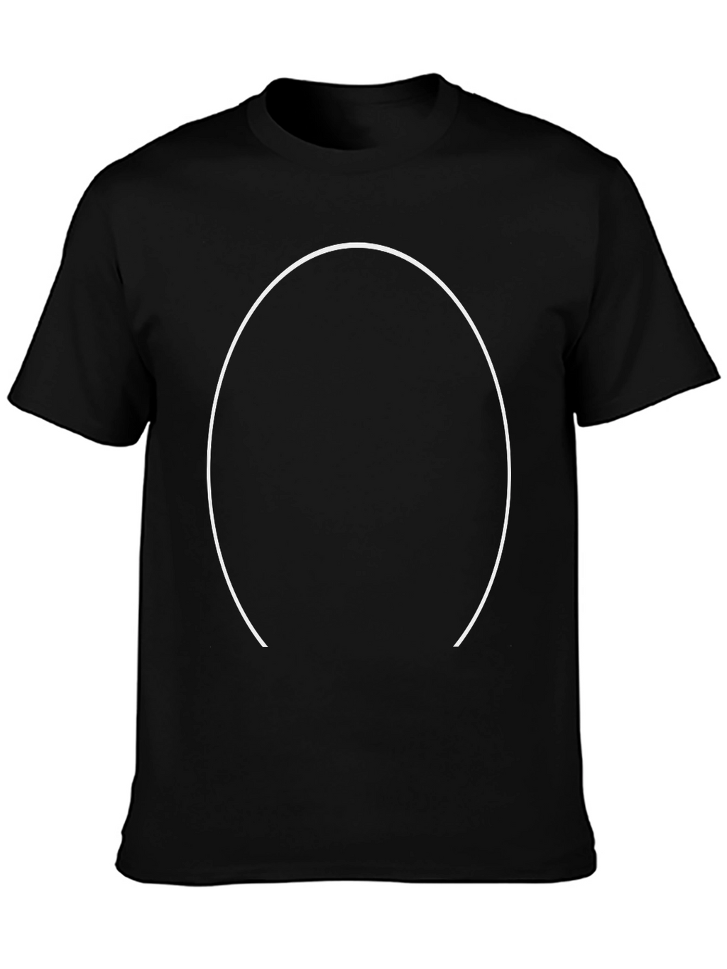 Mens Black Crewneck T-Shirt