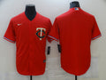 Men's Minnesota Twins Red Alternate Replica Team Blank Jerseys