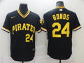 Men's Pittsburgh Pirates Barry Bonds #24 Black Fashion Stitched Jerseys