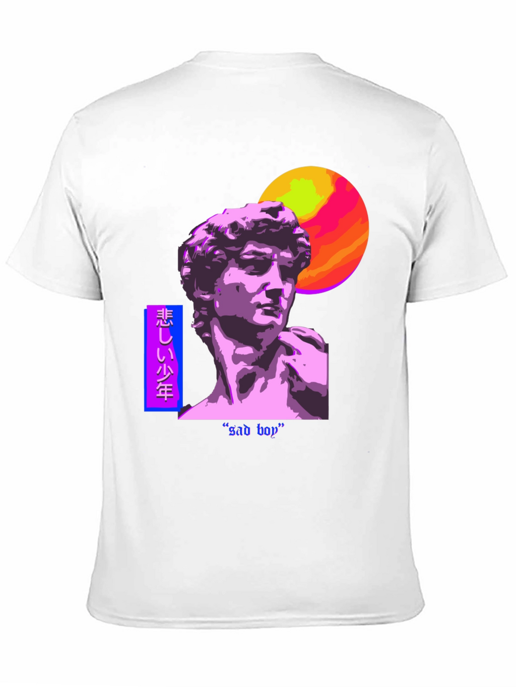 Sad Boy Vaporwave Graphic Tee