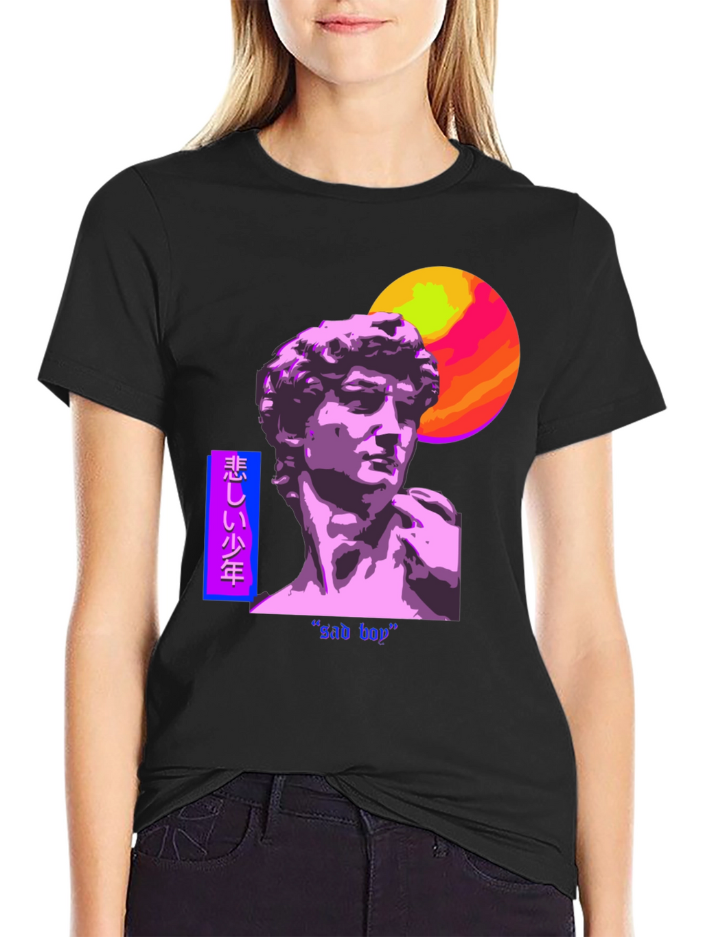 Sad Boy Vaporwave Graphic Tee