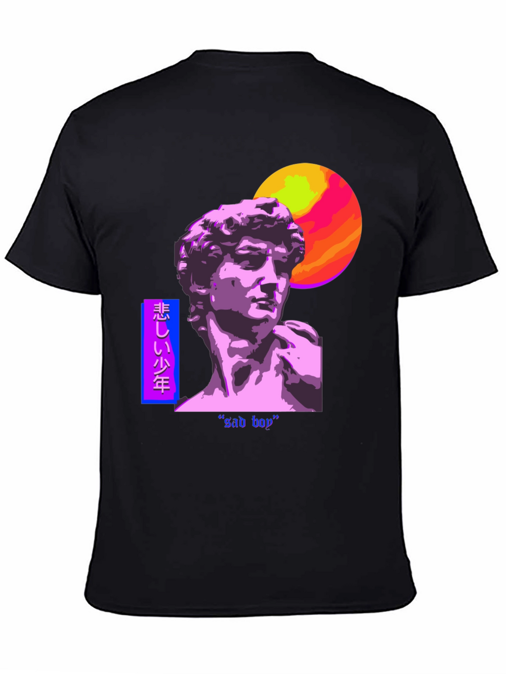 Sad Boy Vaporwave Graphic Tee