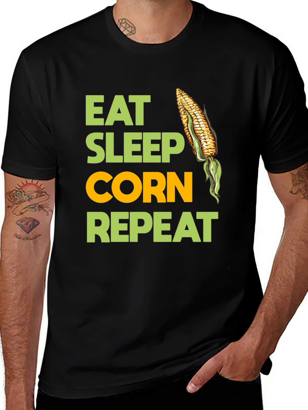 Eat Sleep Corn Repeat T-Shirt