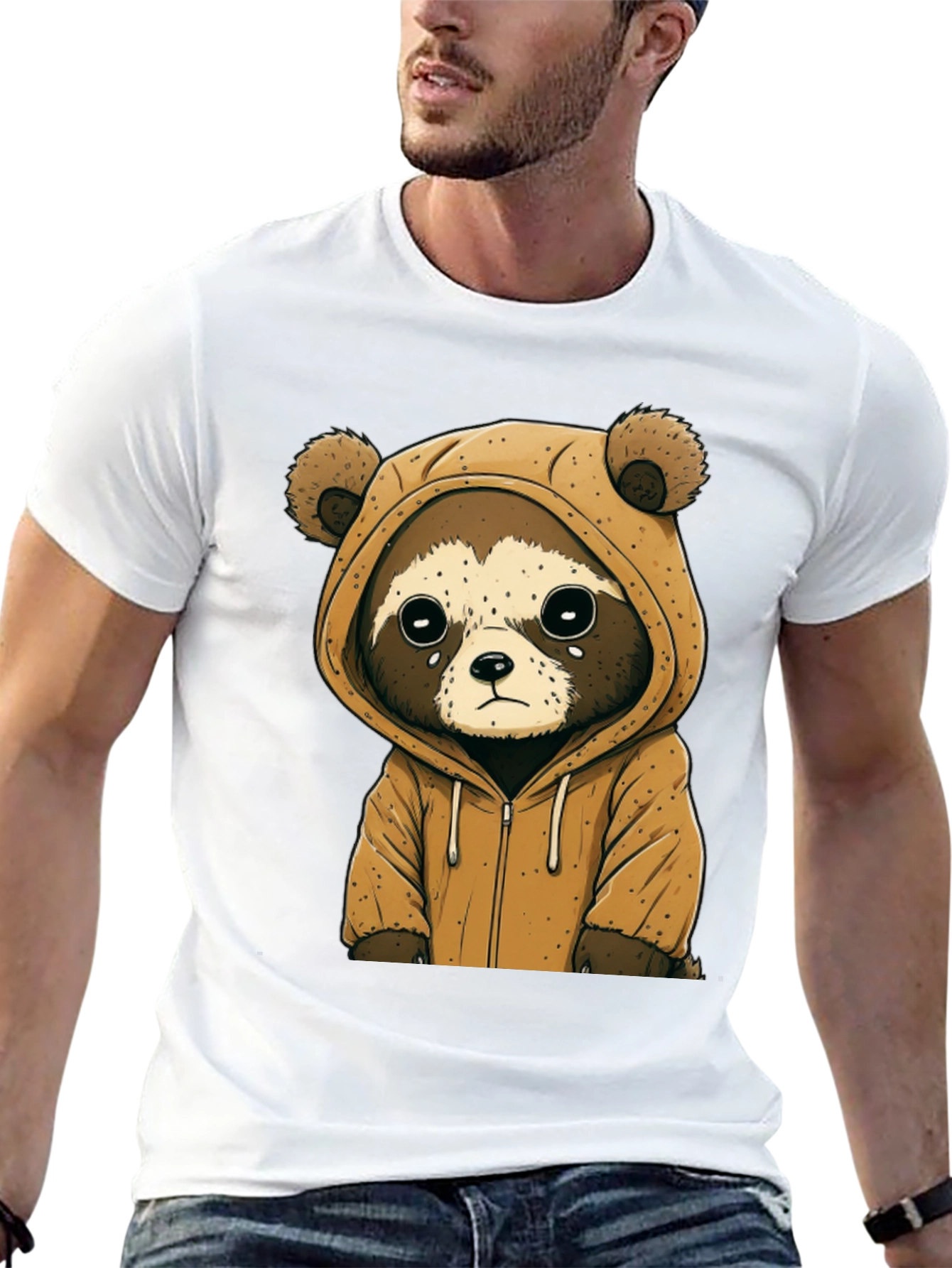 Cute Raccoon Hoodie Tee
