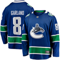Men's Vancouver Canucks Conor Garland #8 Blue Home Breakaway Jerseys