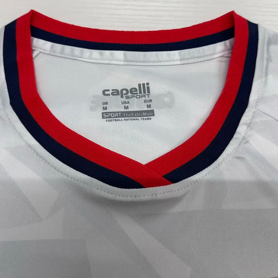 2026/27 Cabo Verde Away White Fans Soccer Jersey 佛得角 Detail 4