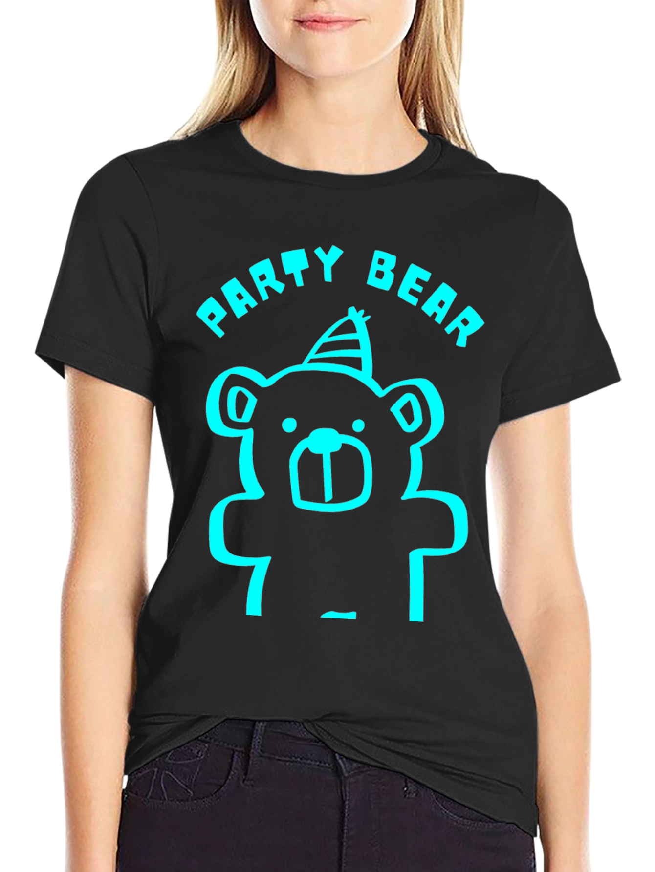 Party Bear T-Shirt - Fun Graphic Tee