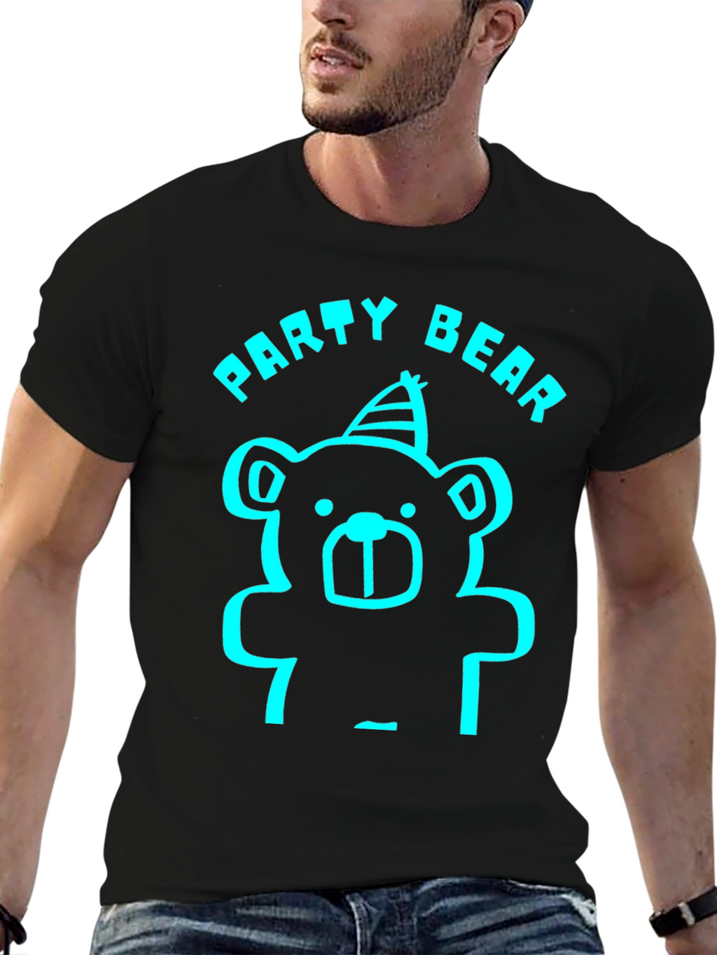 Party Bear T-Shirt - Fun Graphic Tee