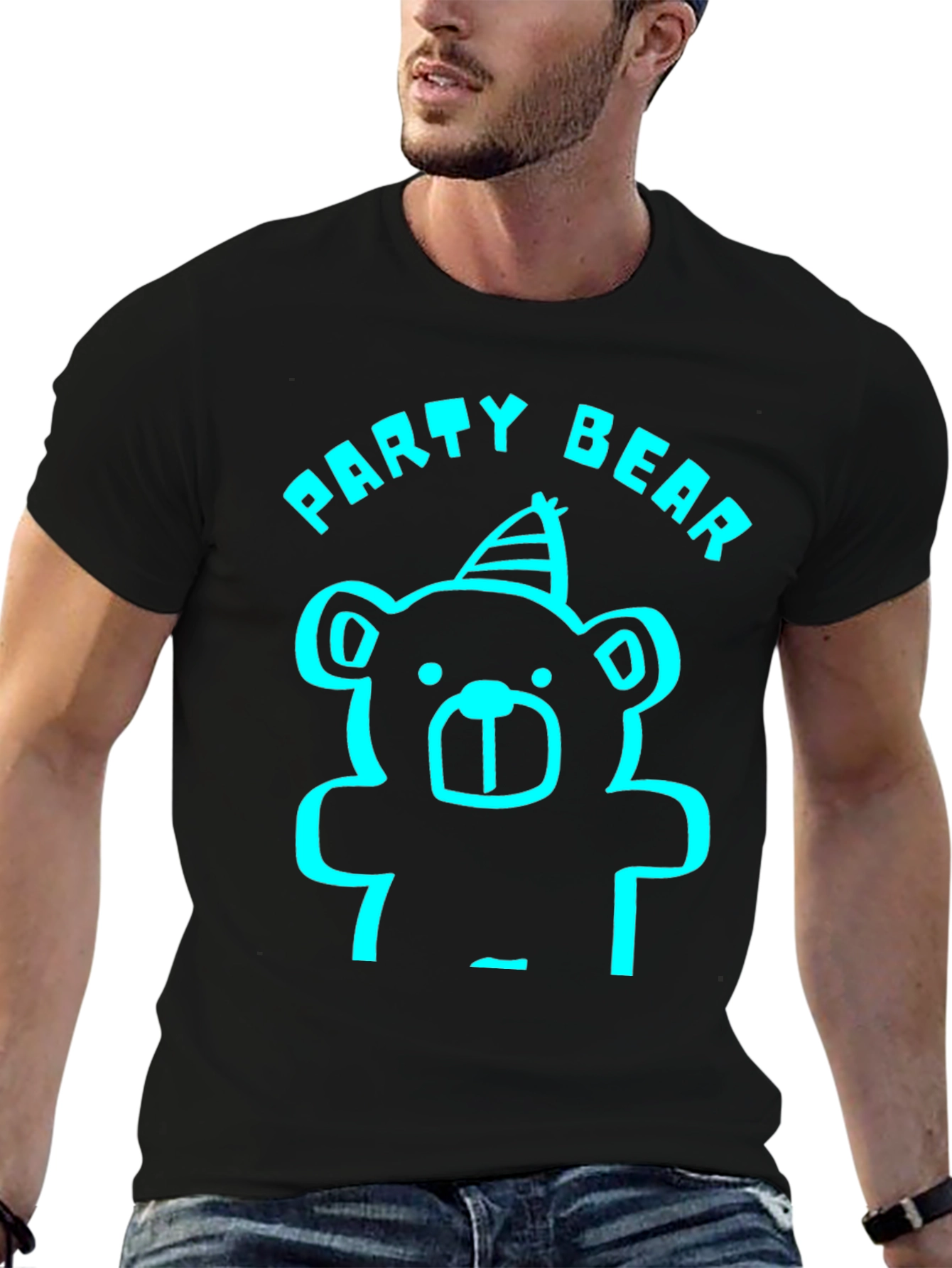 Party Bear T-Shirt - Fun Graphic Tee