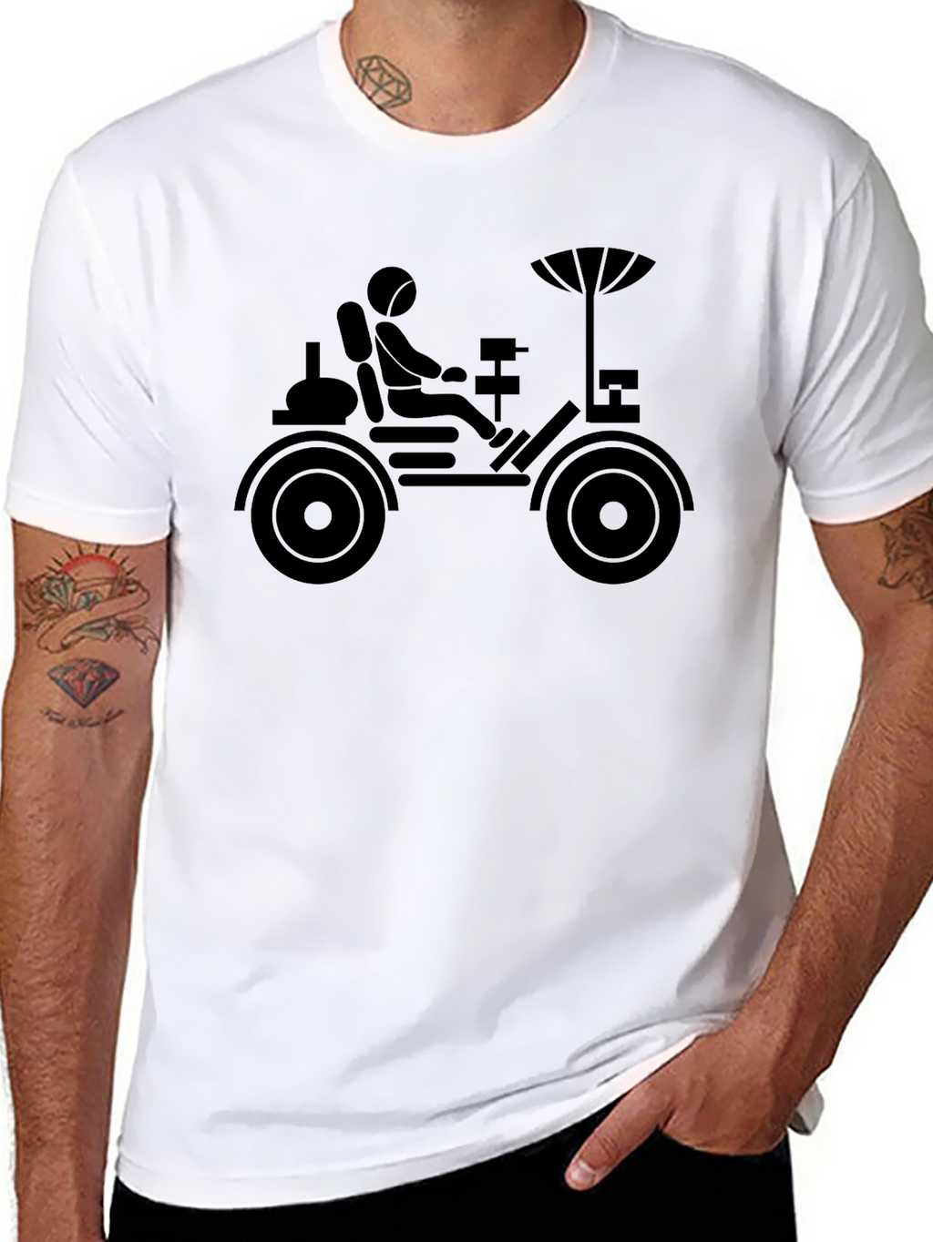 Lunar Rover T-Shirt - Space Exploration Tee