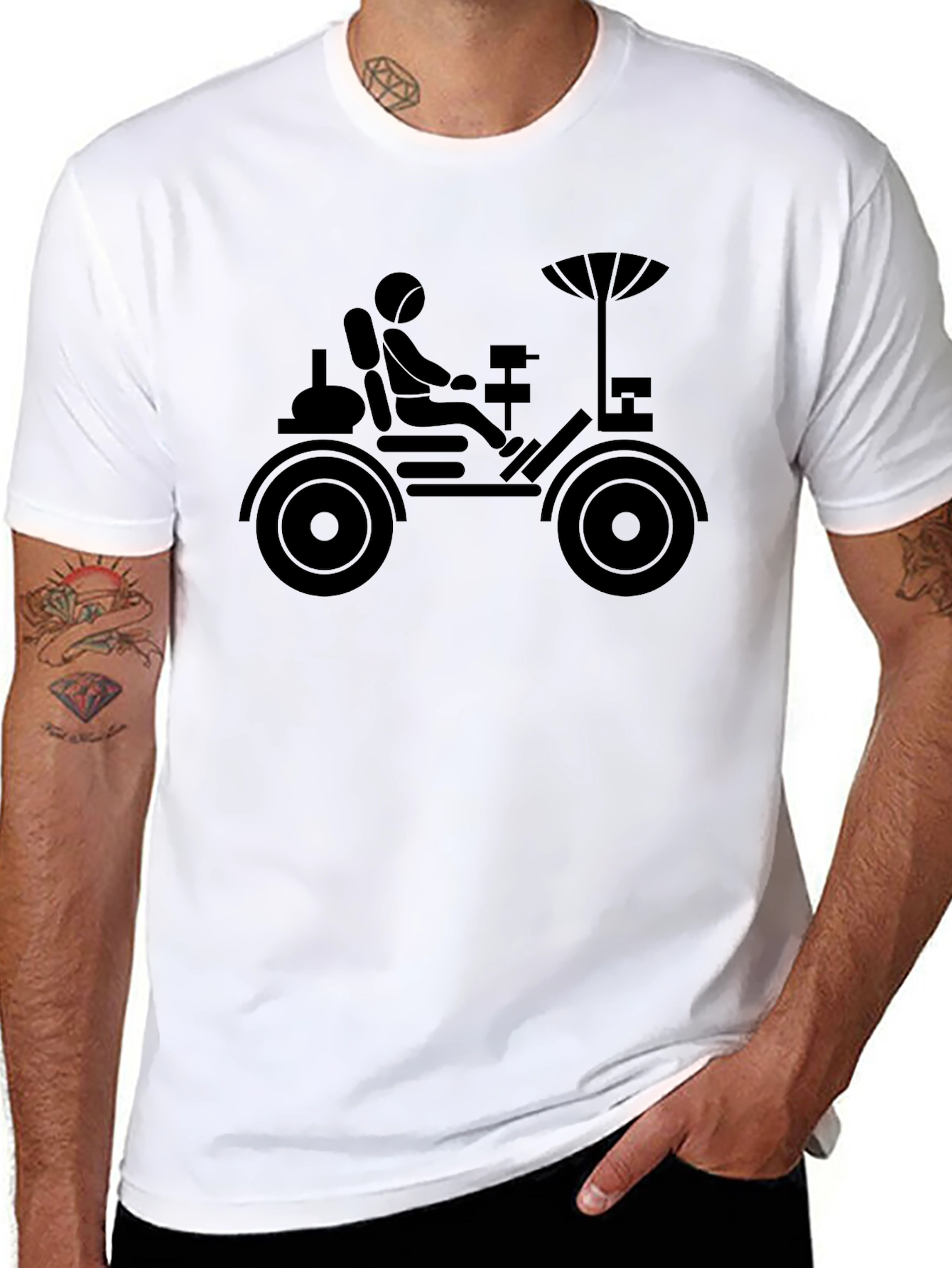 Lunar Rover T-Shirt - Space Exploration Tee