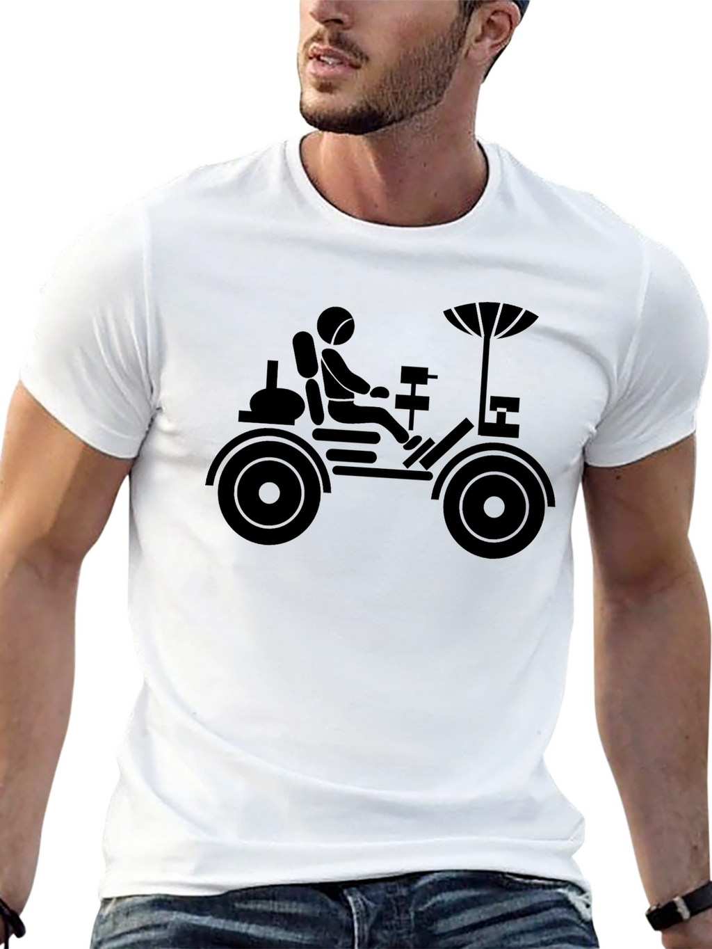 Lunar Rover T-Shirt - Space Exploration Tee