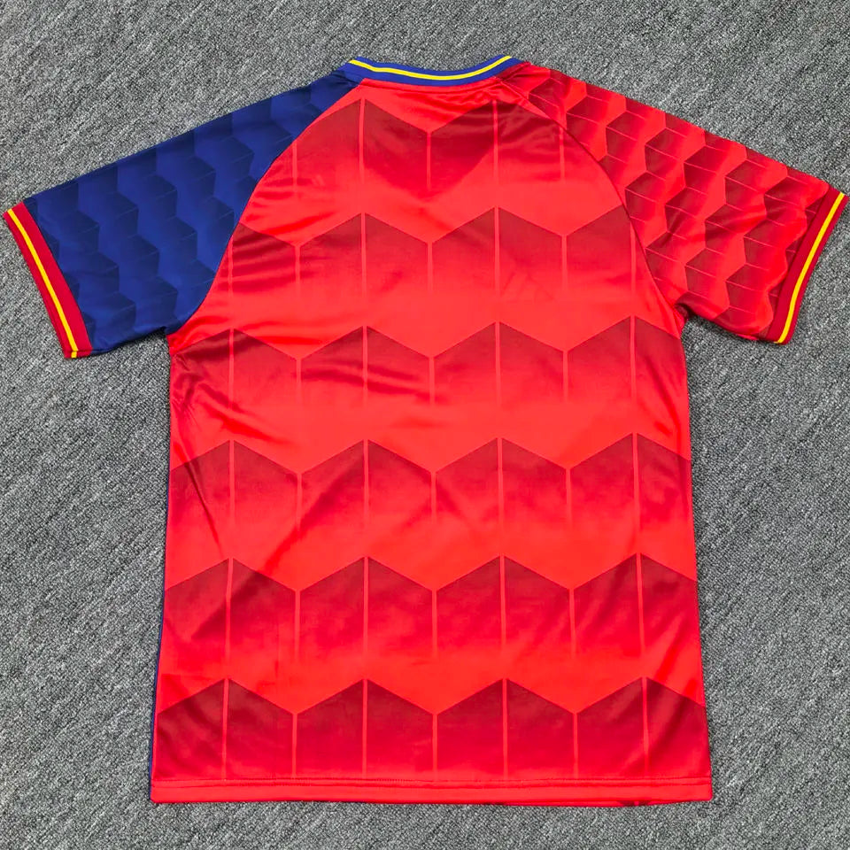2025/26 Spain Special Edition Red Fans Soccer Jersey Back