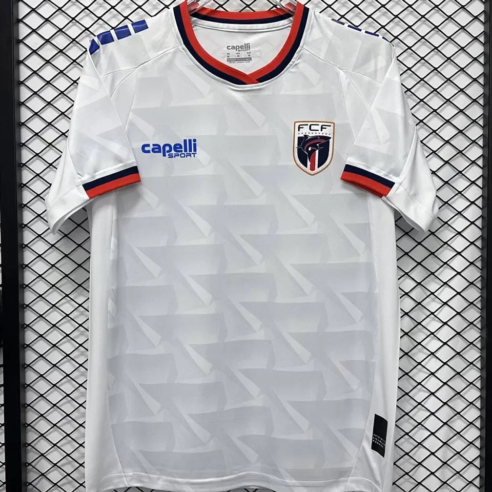 2026/27 Cabo Verde Away White Fans Soccer Jersey 佛得角 Detail 1