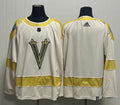 Men's Vegas Golden Knights Cream 2024 NHL Winter Classic Primegreen Authentic Blank Jerseys