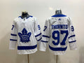 Men's Toronto Maple Leafs Joe Thornton #97 White Player Game Jerseys