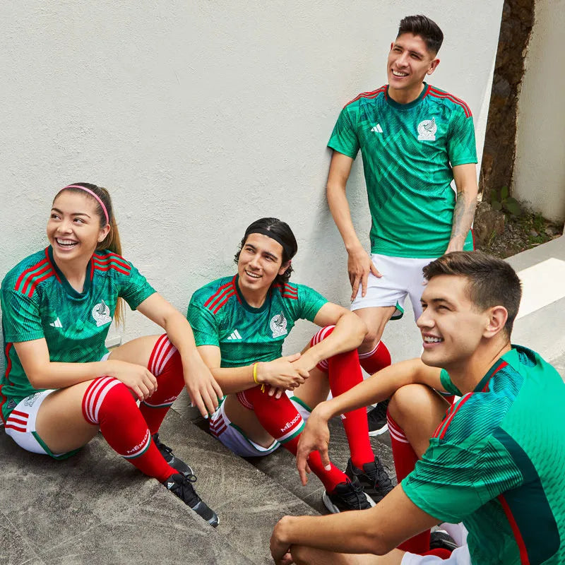 2022/23 Mexico Home Green Player Soccer Jersey Detail 1