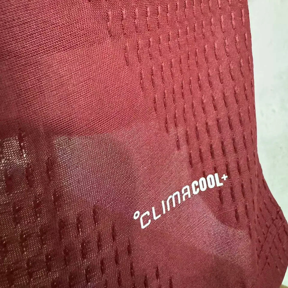 2026/27 Qatar Home Red Player Version Soccer Jersey Detail 4