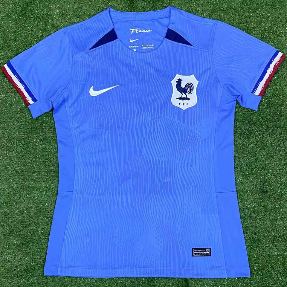 2023 France Women World Cup Home Blue Women Jersey 女装 Front