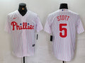 Men's Philadelphia Phillies Bryson Stott #5 White Home Limited Player Jerseys