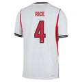 Rice #4 England Home Match Jersey Player Version World Cup 2026 Front