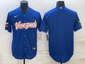 Men's 2023 World Baseball Classic Venezuela Blue Blank Jerseys