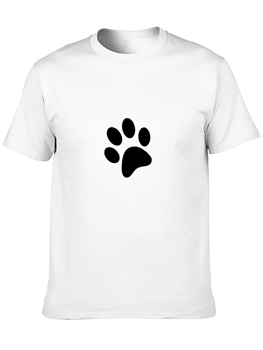 Black Paw Print T-Shirt