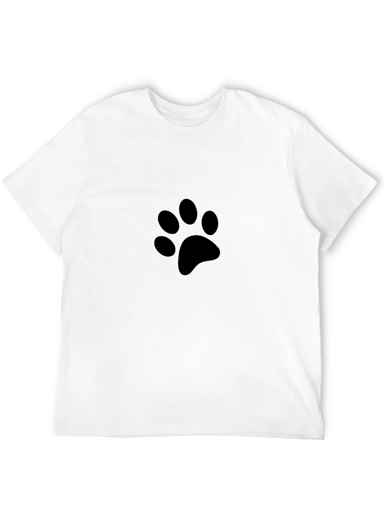 Black Paw Print T-Shirt